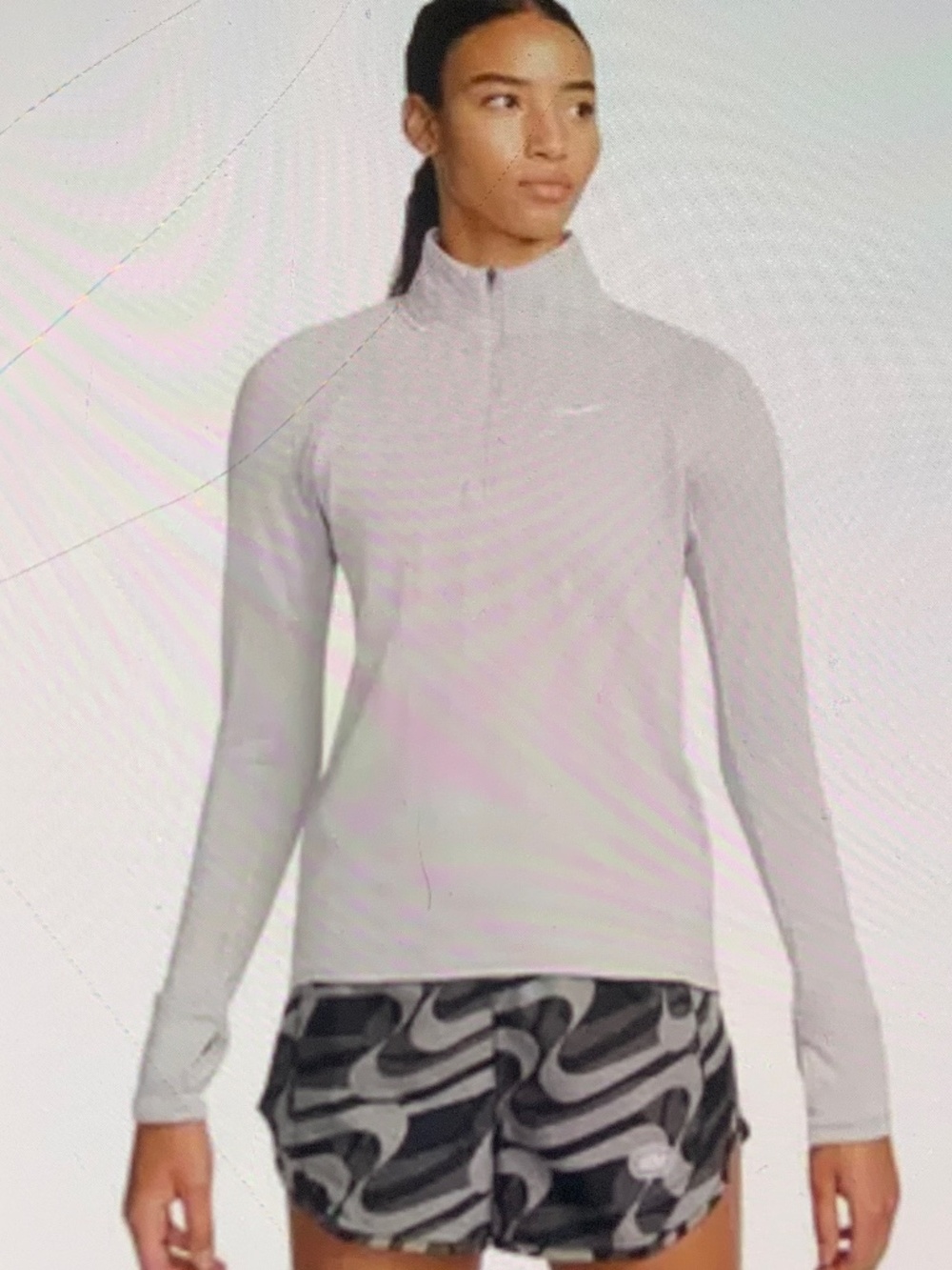 Nike Pro Dri-Fit reflector long sleeve golf, running top.NWT.